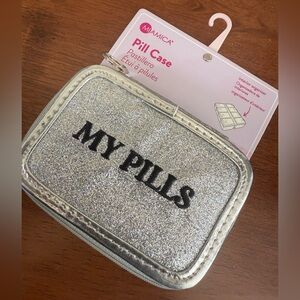 MIAMICA Silver Travel Pill Case LP